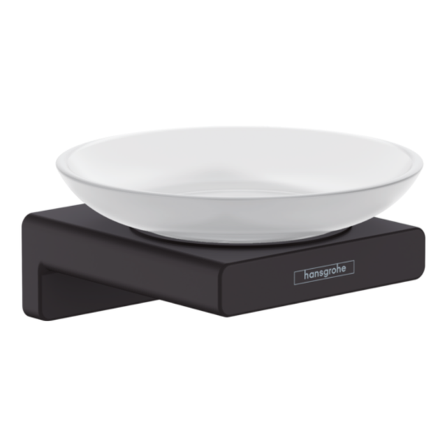 HANSGROHE Porte-savon noir mat AddStoris