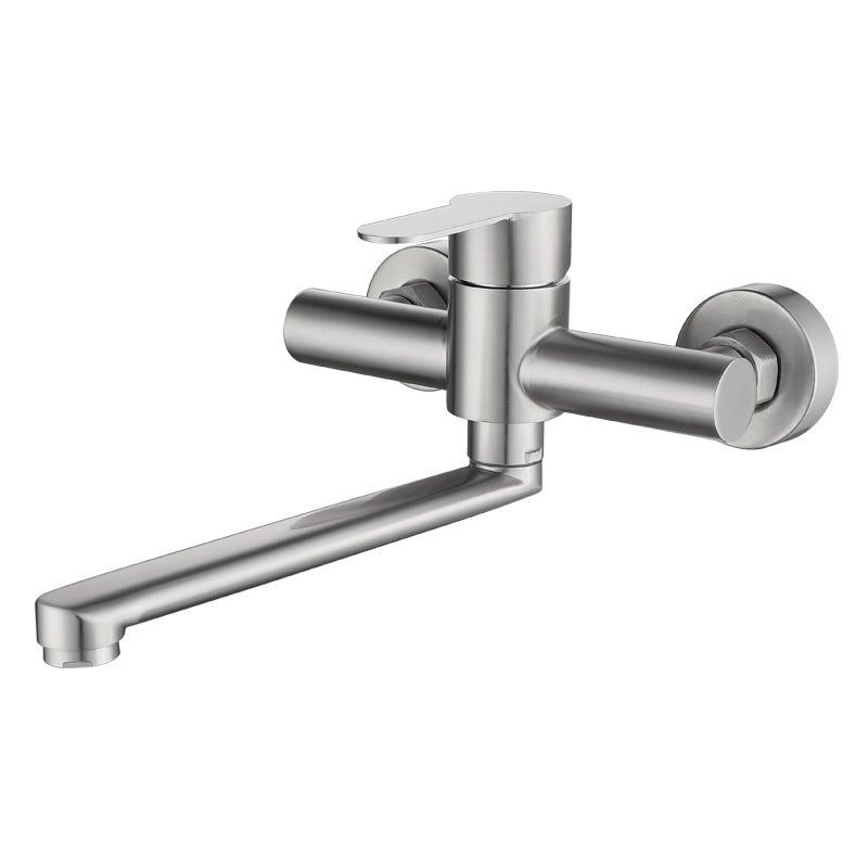 Robinet de Cuisine à Levier Unique, Mitigeur de Cuisine avec Pulvérisateur, Robinet de Cuisine à Levier Unique, Robinet de Cuisine, Rotation à 90°, Lumten Chromé