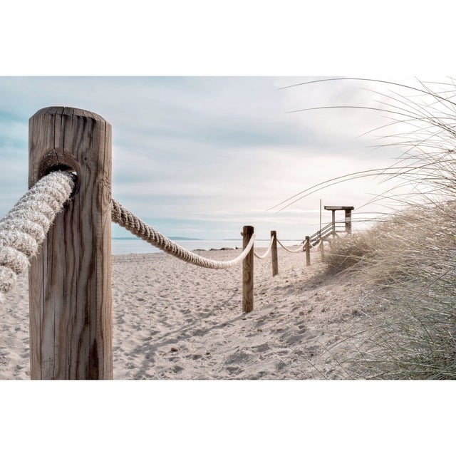 Tableau sur toile clôture de corde 45x65 cm