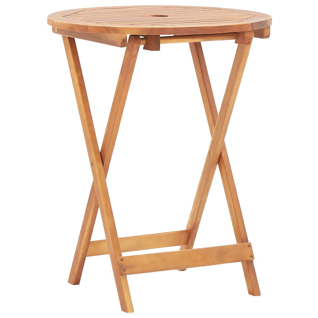 Table à manger de jardin rectangulaire en Bois Marron - 2