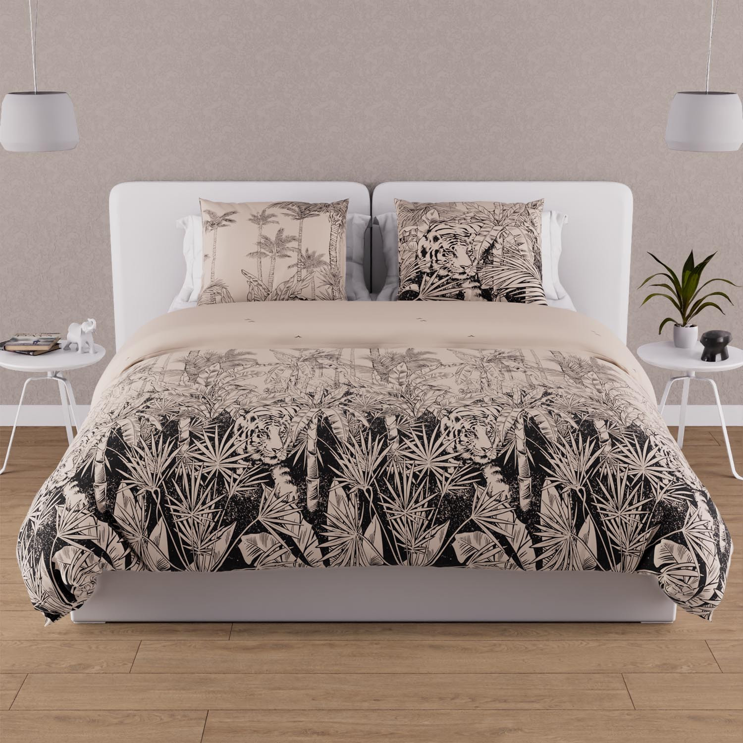Kit couette Tula rose soleil rêveur et tissu créateur 70 x 70