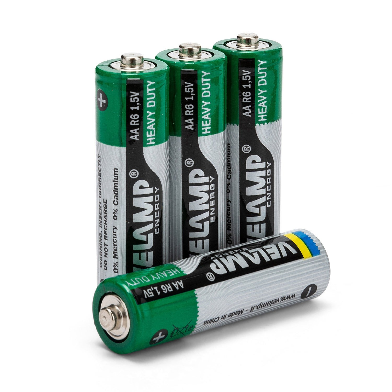 Blister de 4 piles R6 AA saline - 4