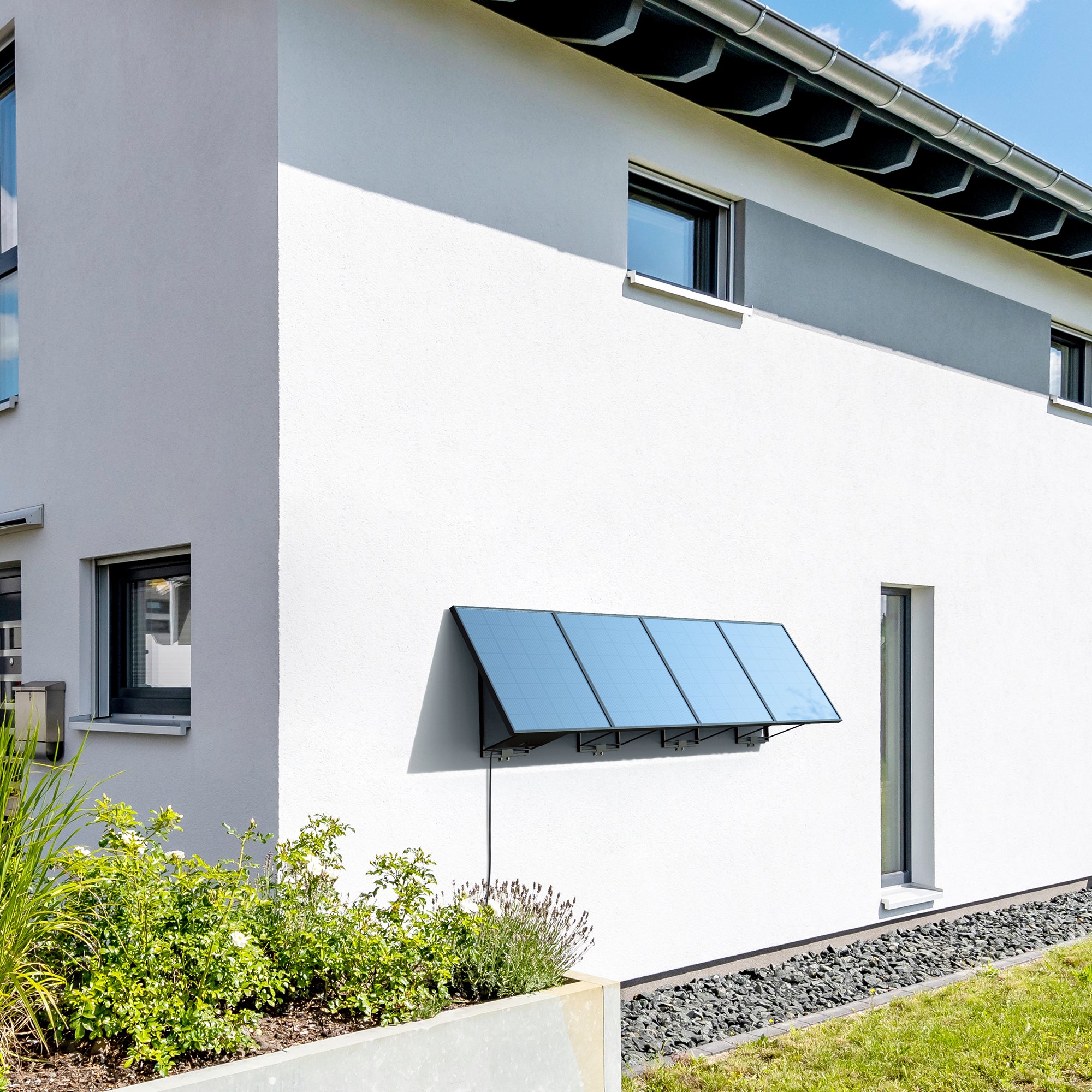 Kit solaire Soria 400W plug and play avec fixation au sol et murale - Avidsen - 127120 - 8