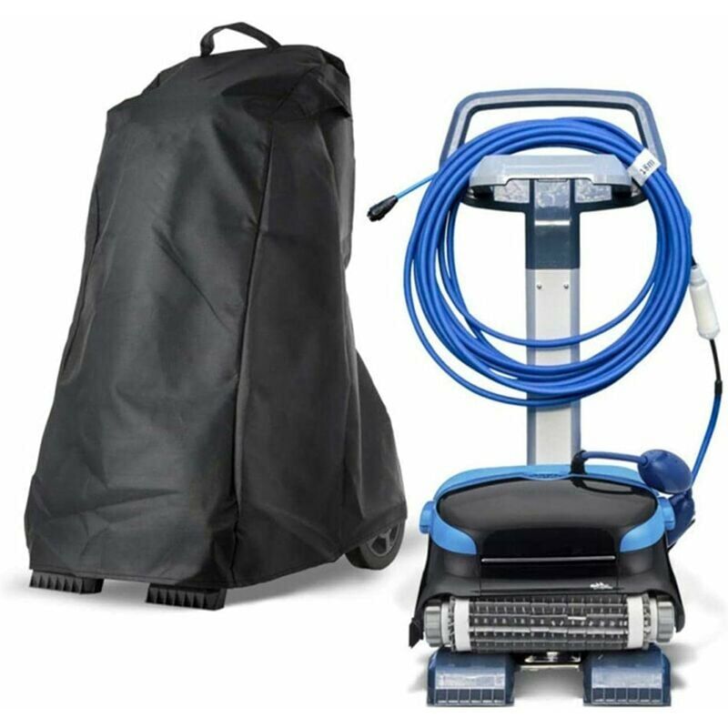 Pokrowiec Ochronny na Odkurzacz Basenowy, Pokrowiec na Robota Dolphin z Uchwytem i Sznurkiem Ściągającym