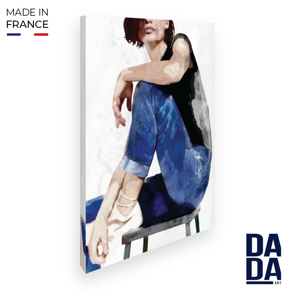 Tirage d'Art édition limitée Woman Sitting - 01 main image 1