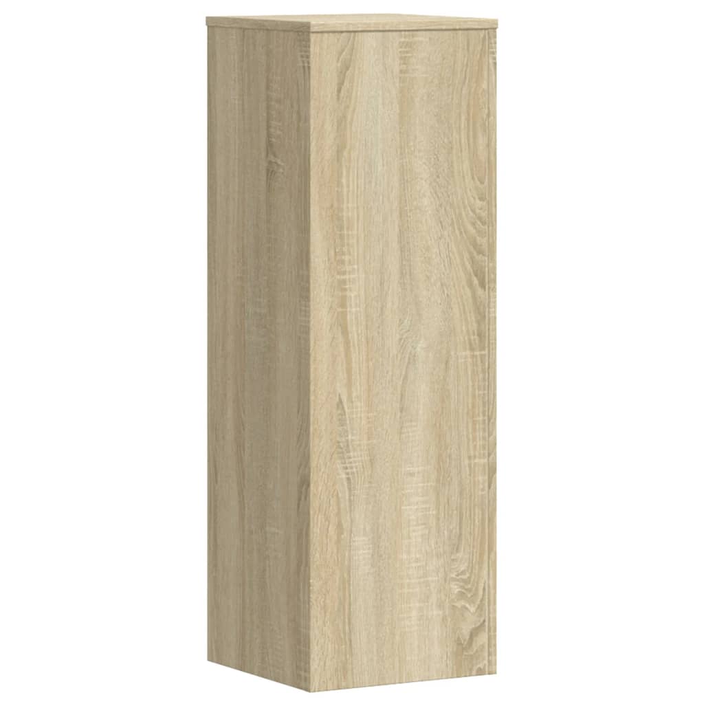 Support pour plantes chêne sonoma 33x33x100cm bois d'ingénierie - 2