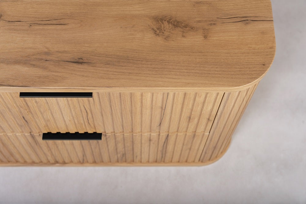 Meuble sous vasque à suspendre GLAMOUR CHÊNE CRAFT D'OR 80 cm - 10