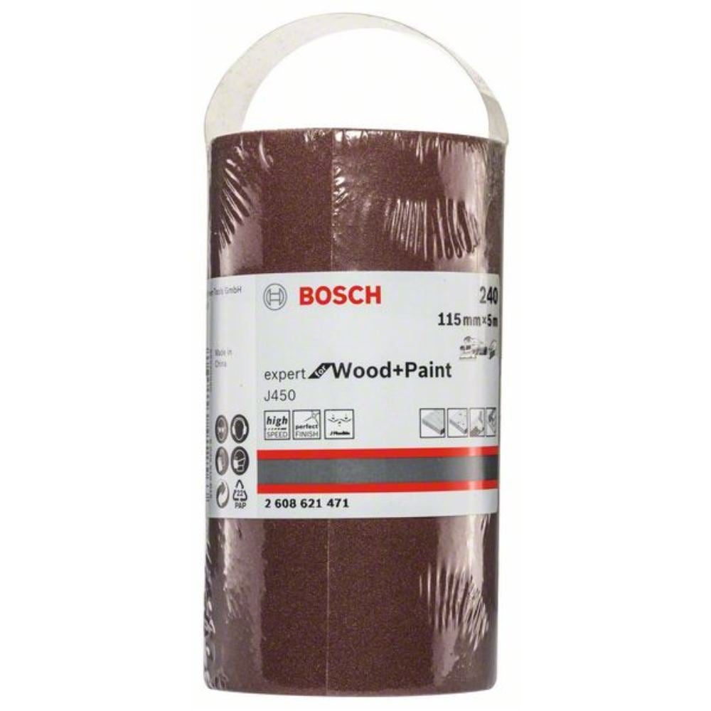 Bosch Rolka szlifierska J450 Expert for Wood and Paint 115 mm x 5 m 240 - 2608621471 - 2