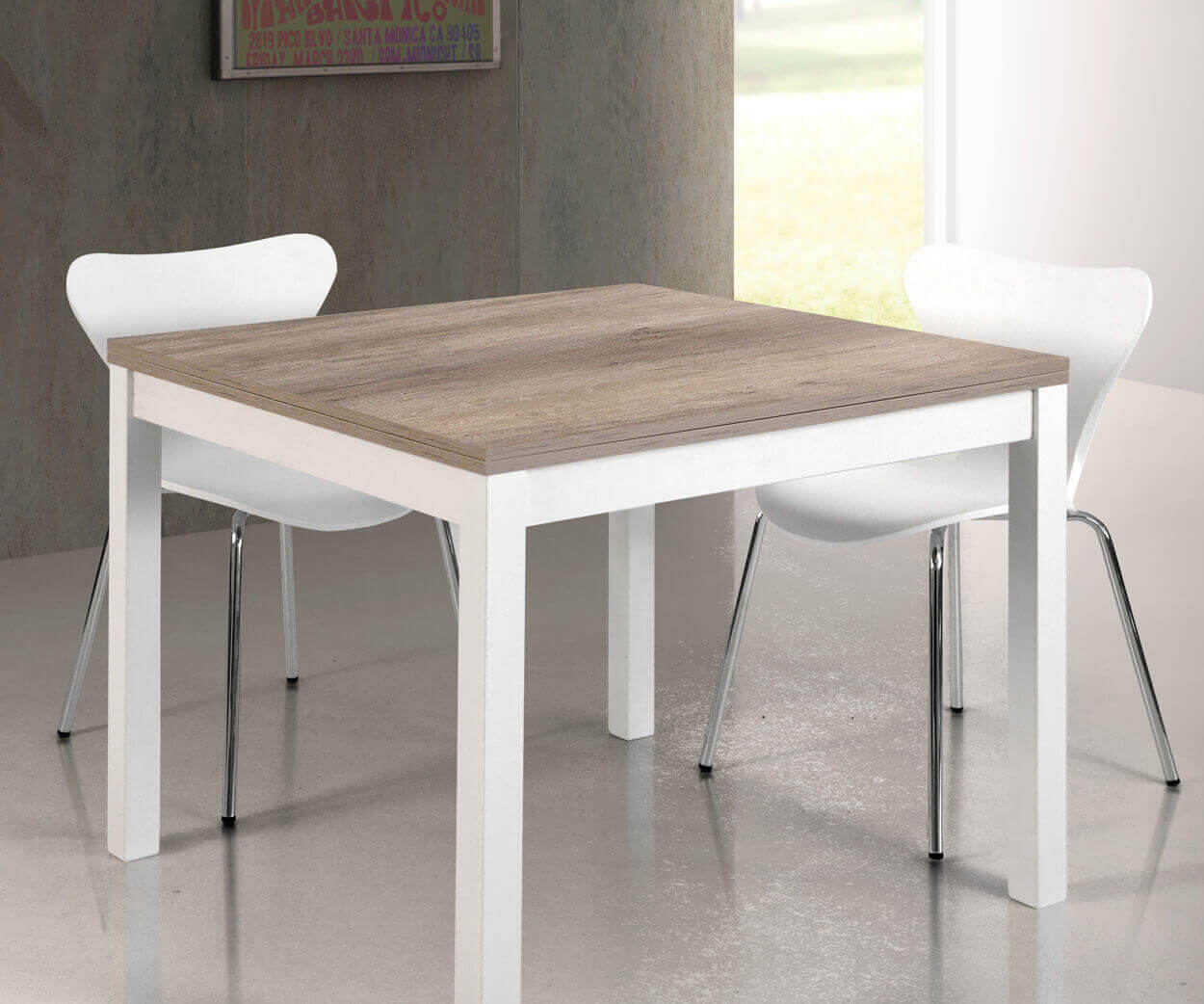 Sedia Moderna Di Design Bianca Struttura In