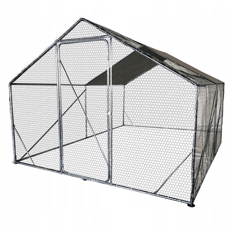 Metalowa Klatka Dla Drobiu 4iQ Group Kurnik 3x3x2,2m rurki 25mm 1szt.