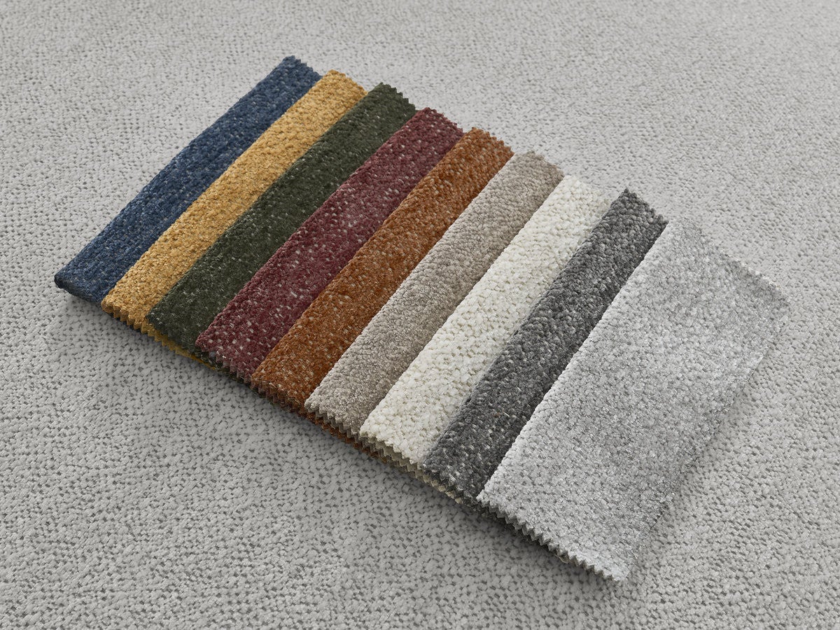 Pouf SERENA tissu chiné BOBOCHIC 1 place Gris clair | Leroy Merlin