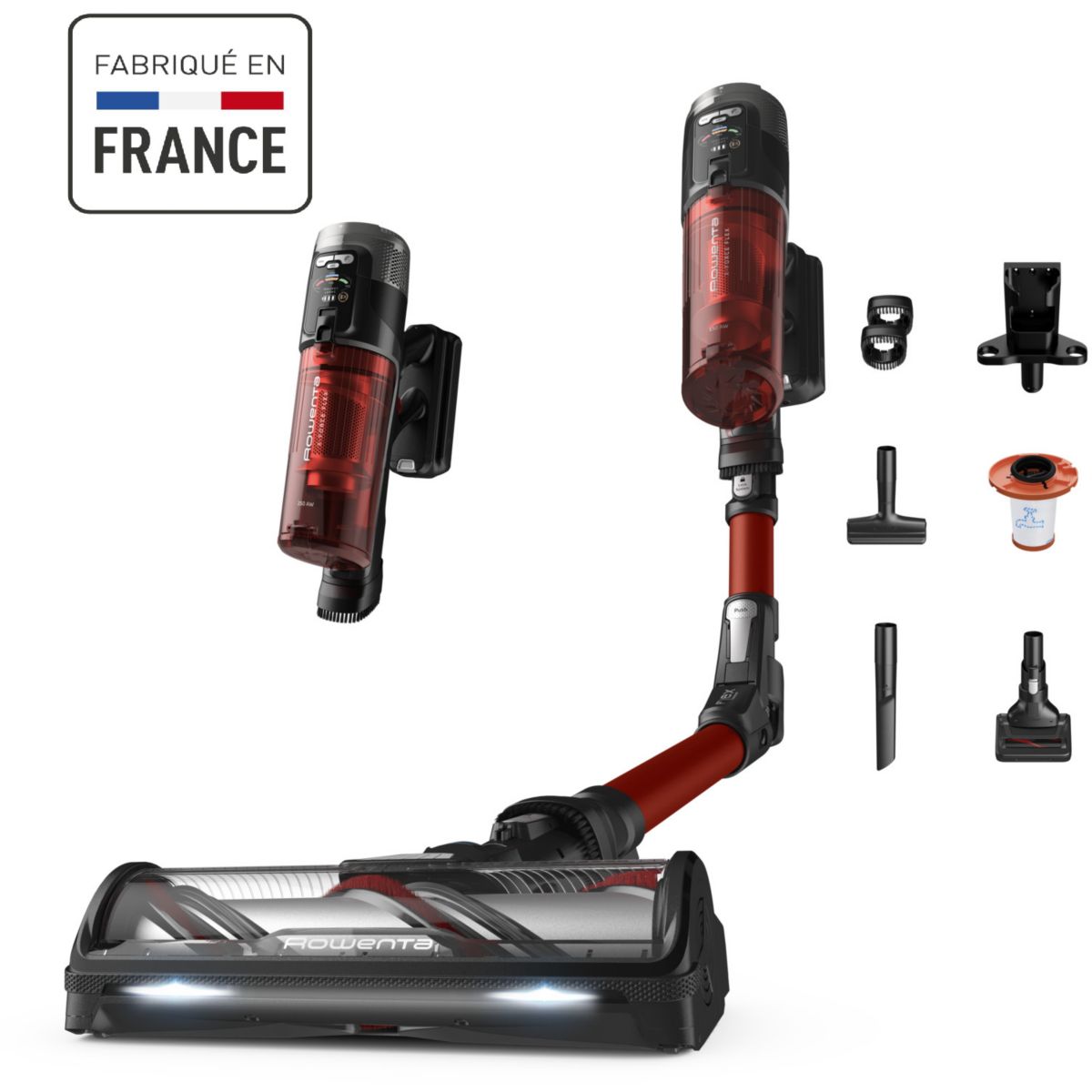 Rowenta Oscuros Aspirador Escoba Sin Cable X-Force Flex 13.60 Rh9a73 Animal Care - Imagen 4