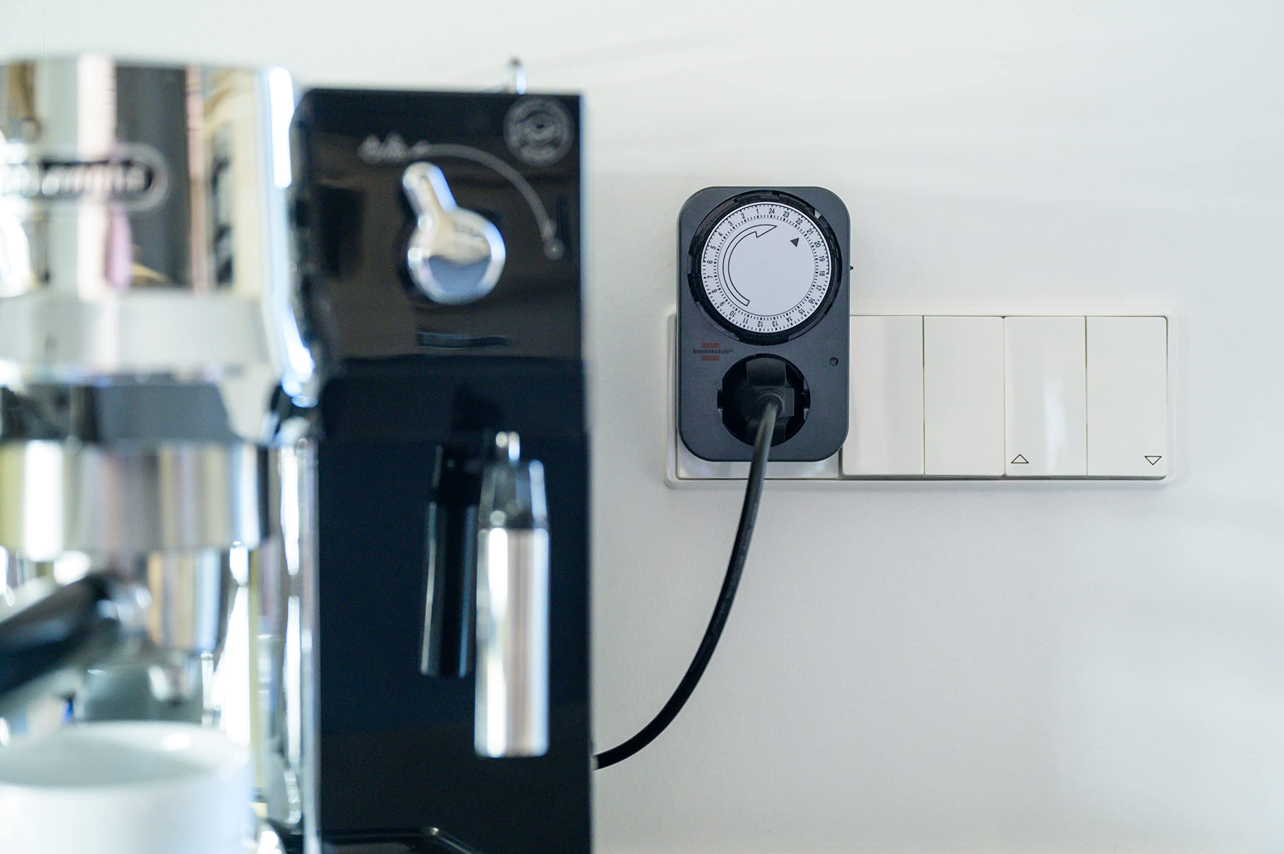 Timer Meccanico Brennenstuhl MZ 20-1 - Programmabile 24 Ore, Per Luci Ed Elettrodomestici - Foto 3