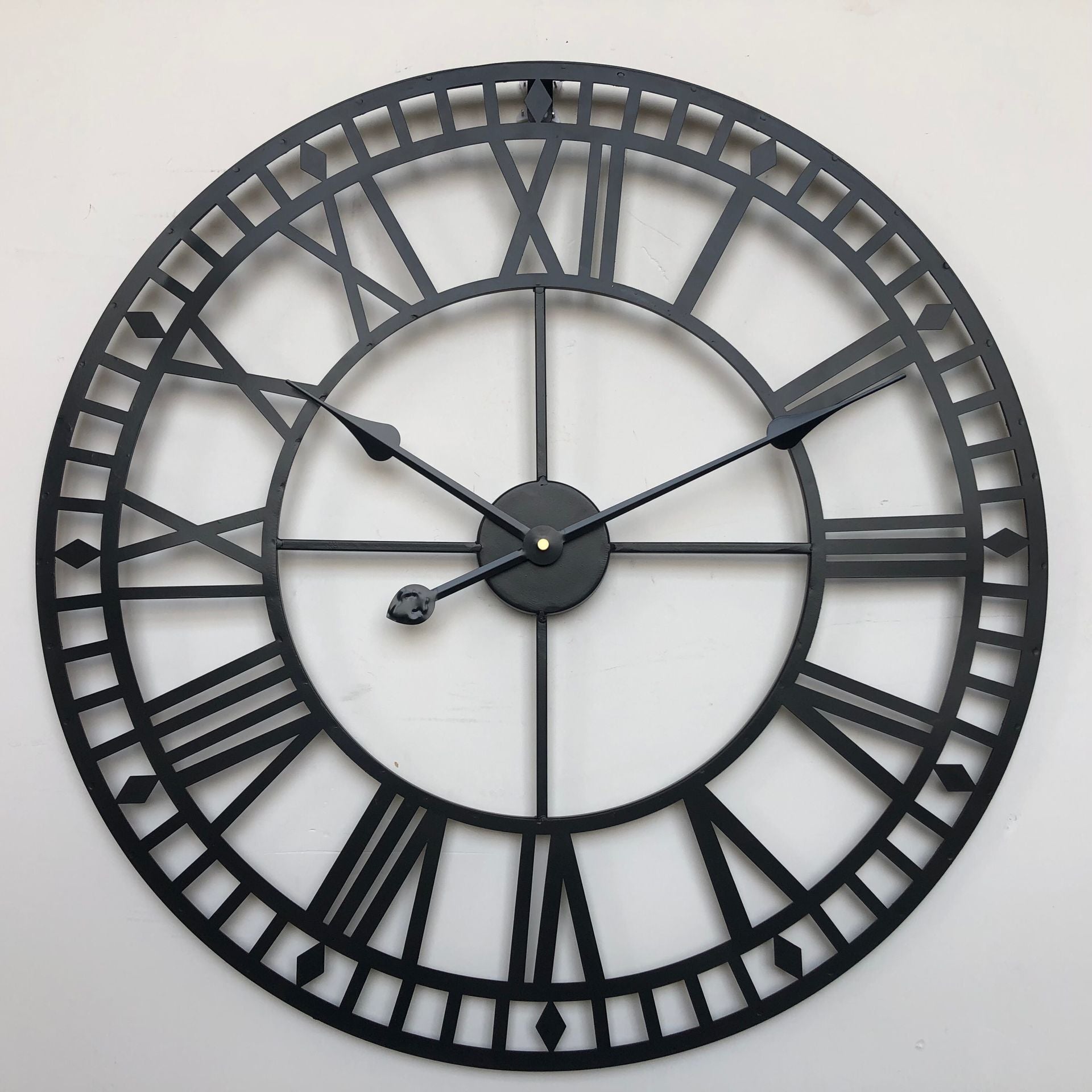 Horloge Murale Vert Moderne Silencieuse Classique Haute Qualité Pendule Murale Chiffres Arabes