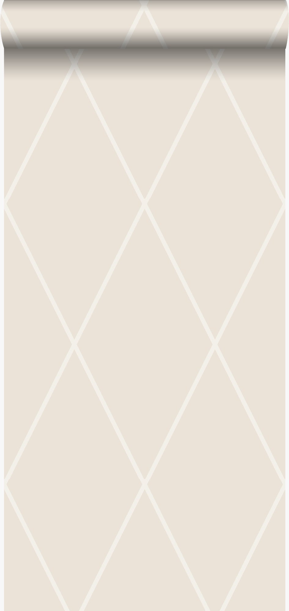 Tapeta diamenty beżowym - 53 cm x 10.05 m - ORIGIN