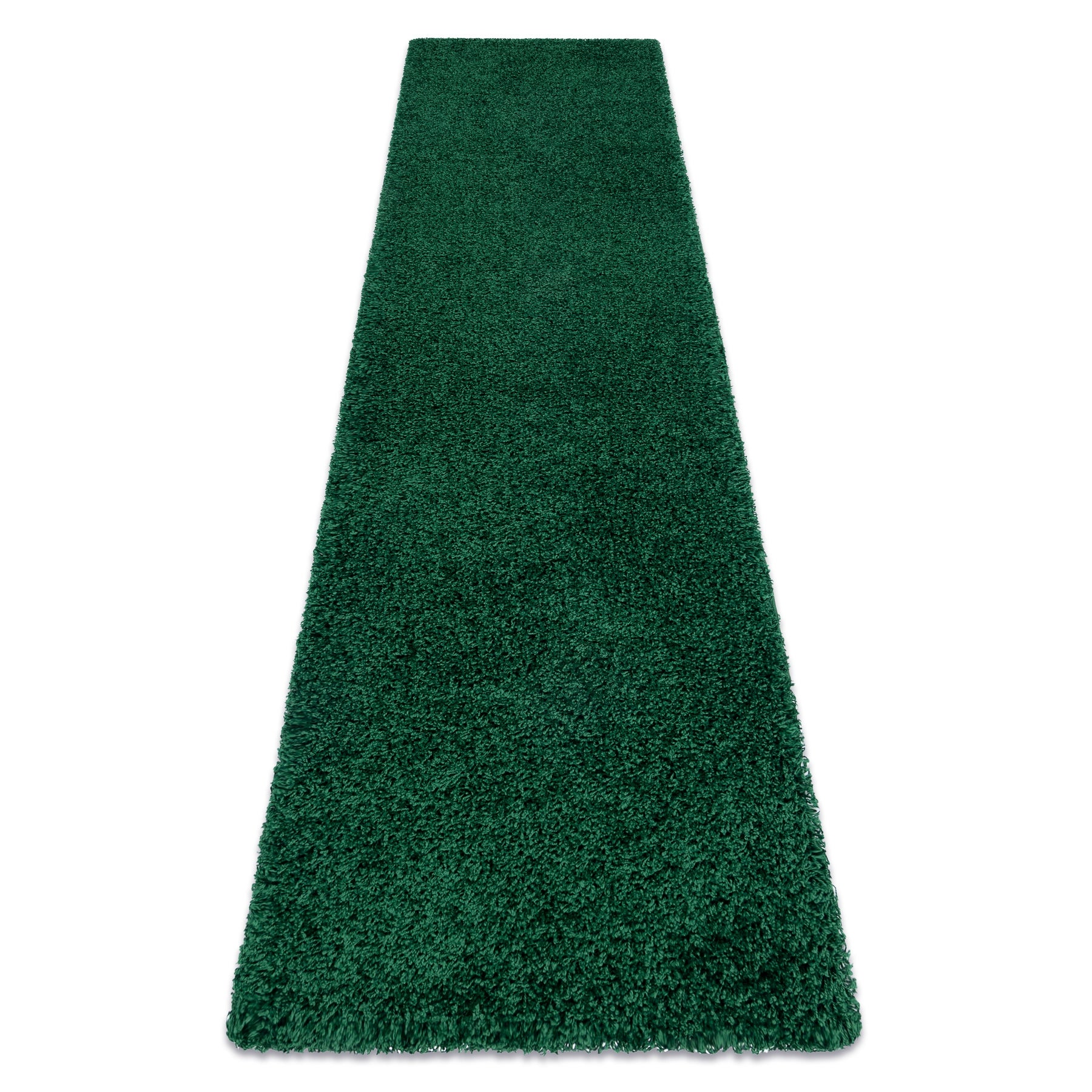 Dywan, Chodnik SOFFI shaggy 5cm butelkowa zieleń - do kuchni, przedpokoju, na korytarz 60x200 cm