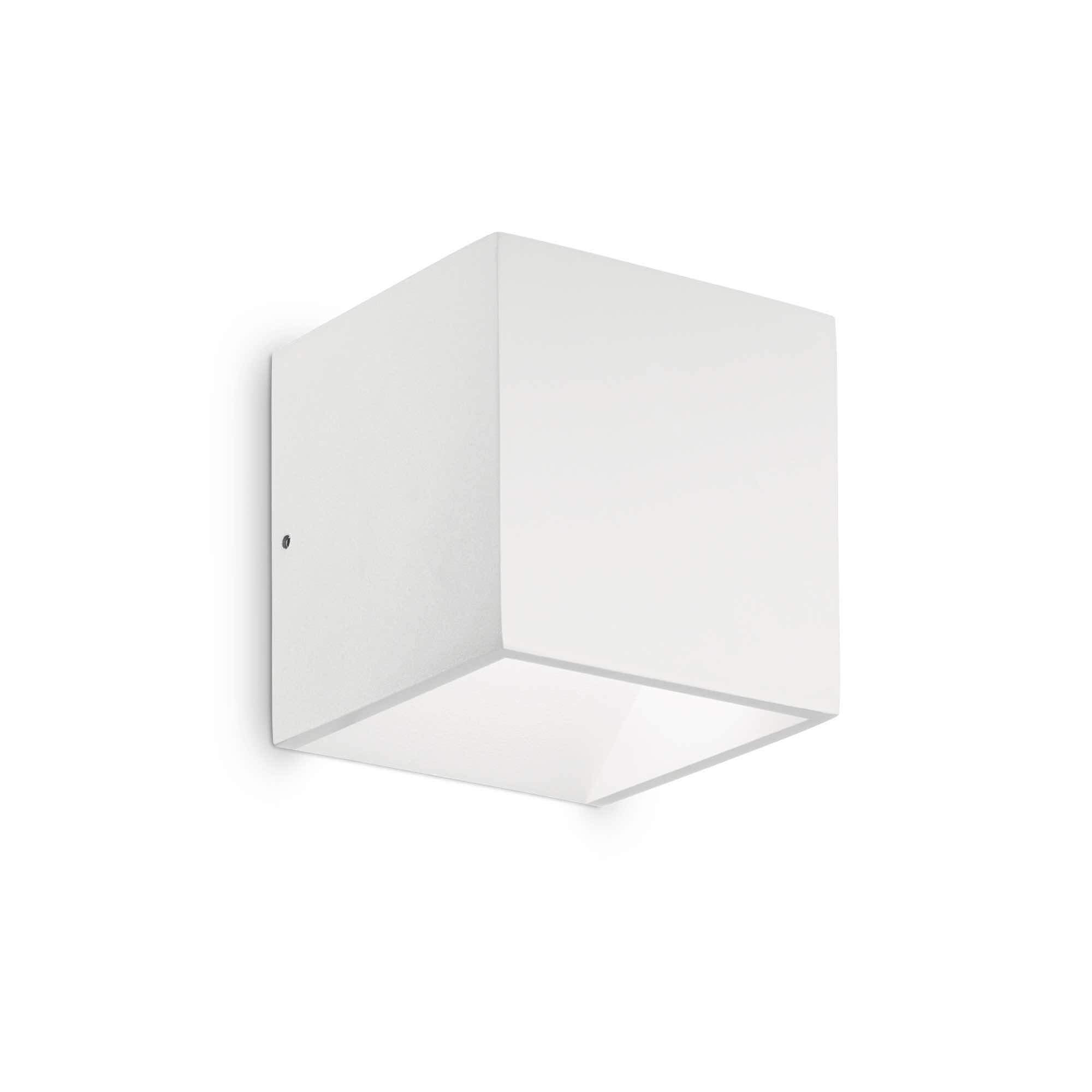 Ideal Lux  Applique Murale Blanche Rubik 1 Ampoule , Leroy Merlin