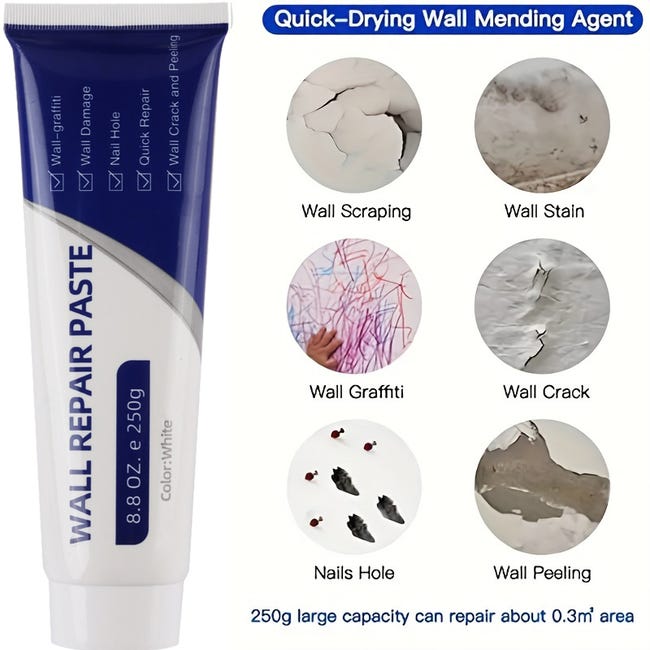 Hemousy Toppa Per Foro Per Cartongesso, Toppa Per Muro - Toppa Per - Foto 9