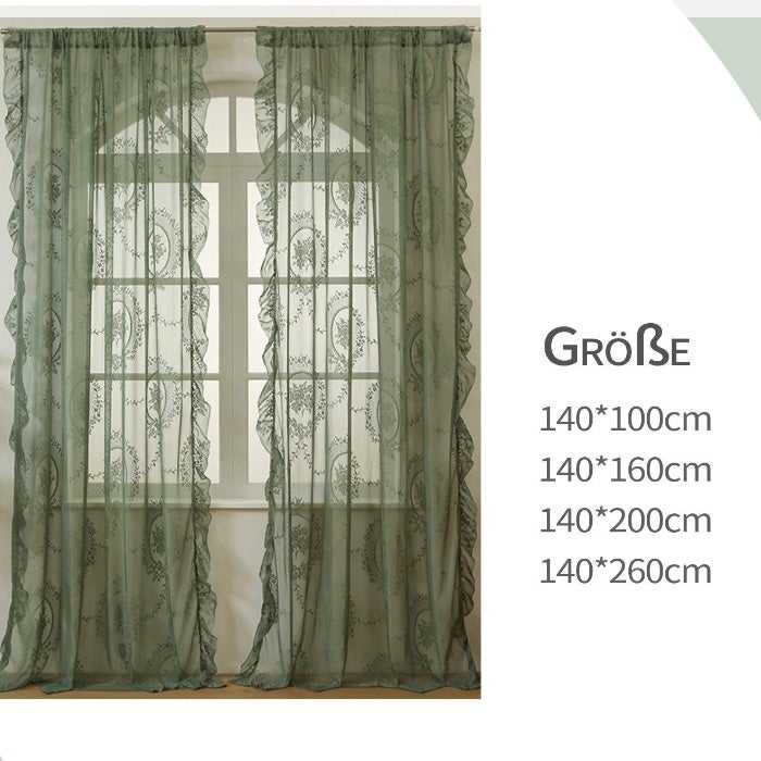 Tende Oscuranti Vintage Con Fiori Selvatici E Denti Di Leone - Design Rustico Shabby - 2 Pannelli (213x213 Cm Totali)