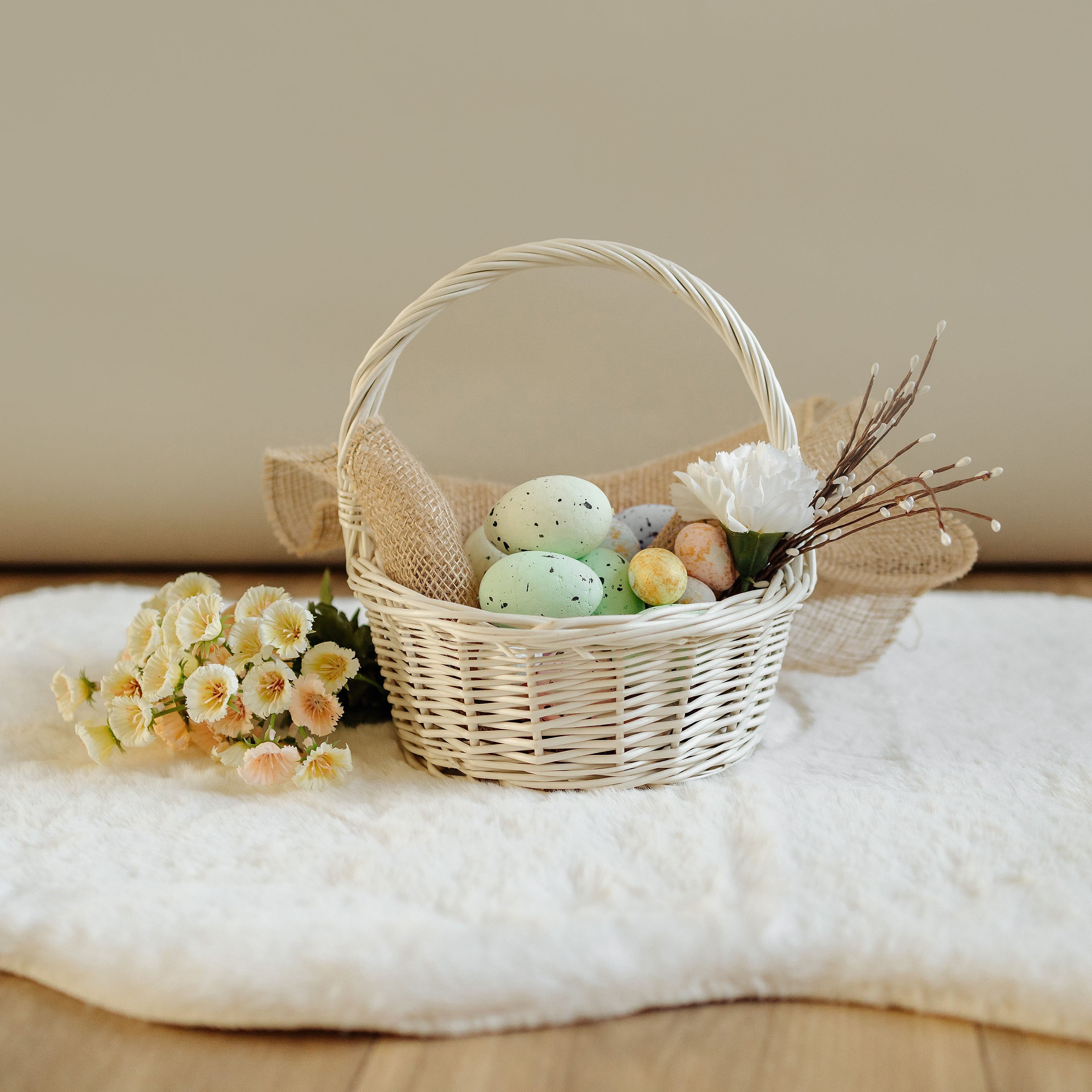 Panier De Fleur Panier De Fille De Fleur Rétro Assez D'espace Panier De Fille De Fleur Rustique