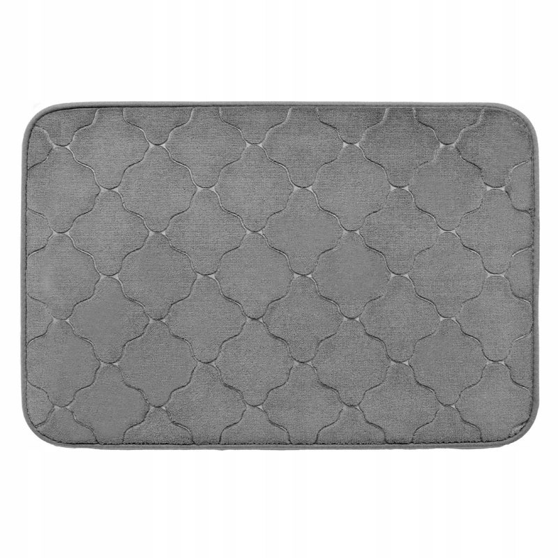 Dywanik łazienkowy Sepio 40x60 antypoślizgowy miękki szara