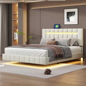 Struttura letto matrimoniale in metallo, stile vittoriano, design artistico in ferro battuto, nero classico, base per materasso con testiera e pediera, contenitore sotto il letto, senza bisogno di