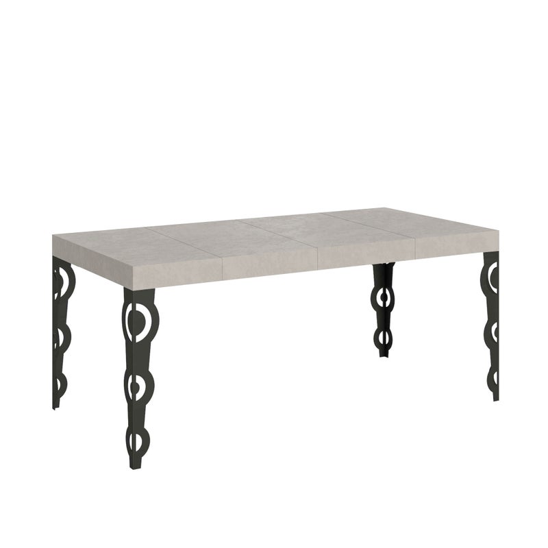 Rozkładany stół Karamay Premium Cashmere 90/246x90 cm z nogami w kolorze antracytowym