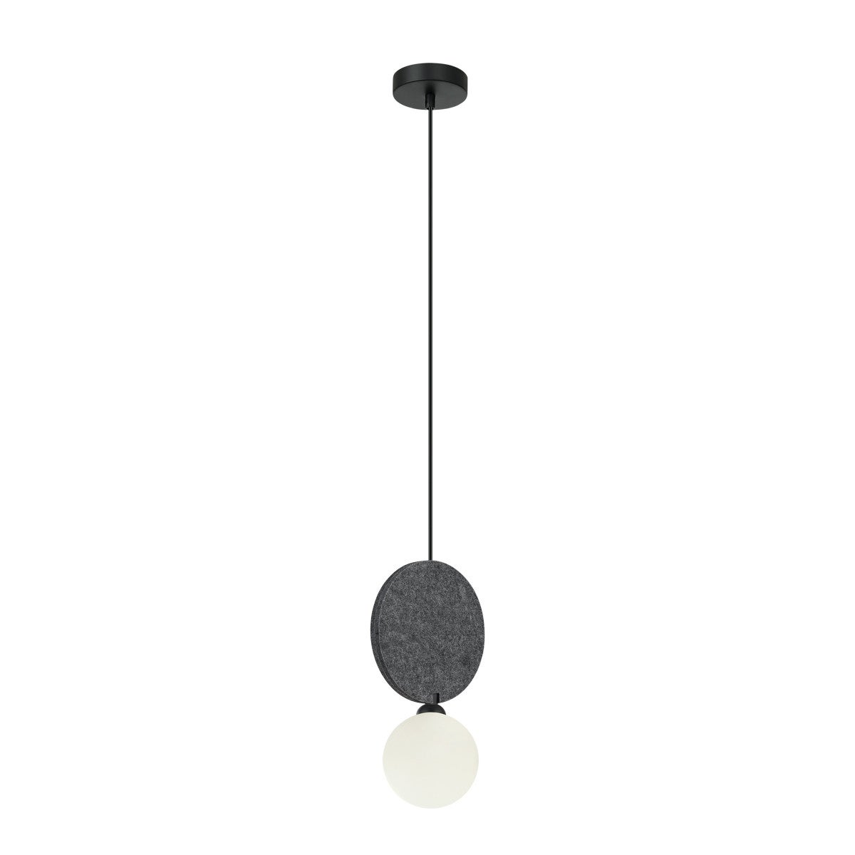 Lampa wisząca ANDREA czarna 1 x G9 x 25W wym: 118 x 18 x 12 cm Italux