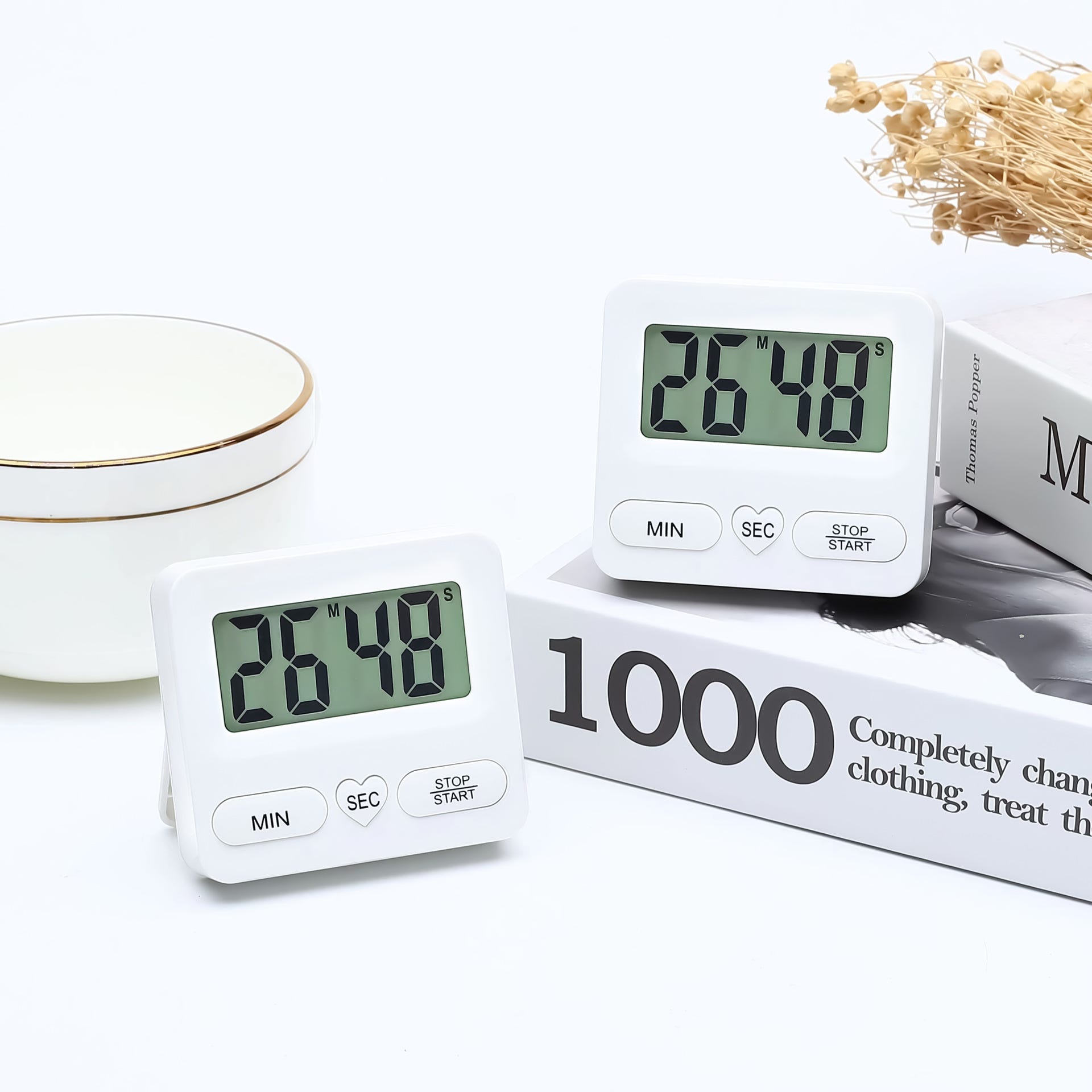 Timer Digitale Da Cucina 100 Minuti Sveglia Con Display LCD