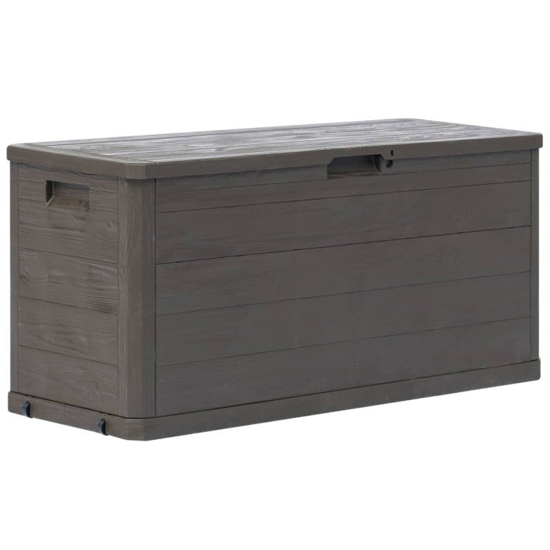 VidaXL Caja de almacenamiento de jardín 280 L marrón | Leroy Merlin