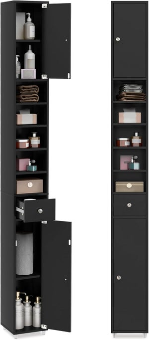 HOCO Carrello da Cucina oderno con Cassetto, Ripiani e Aradietto