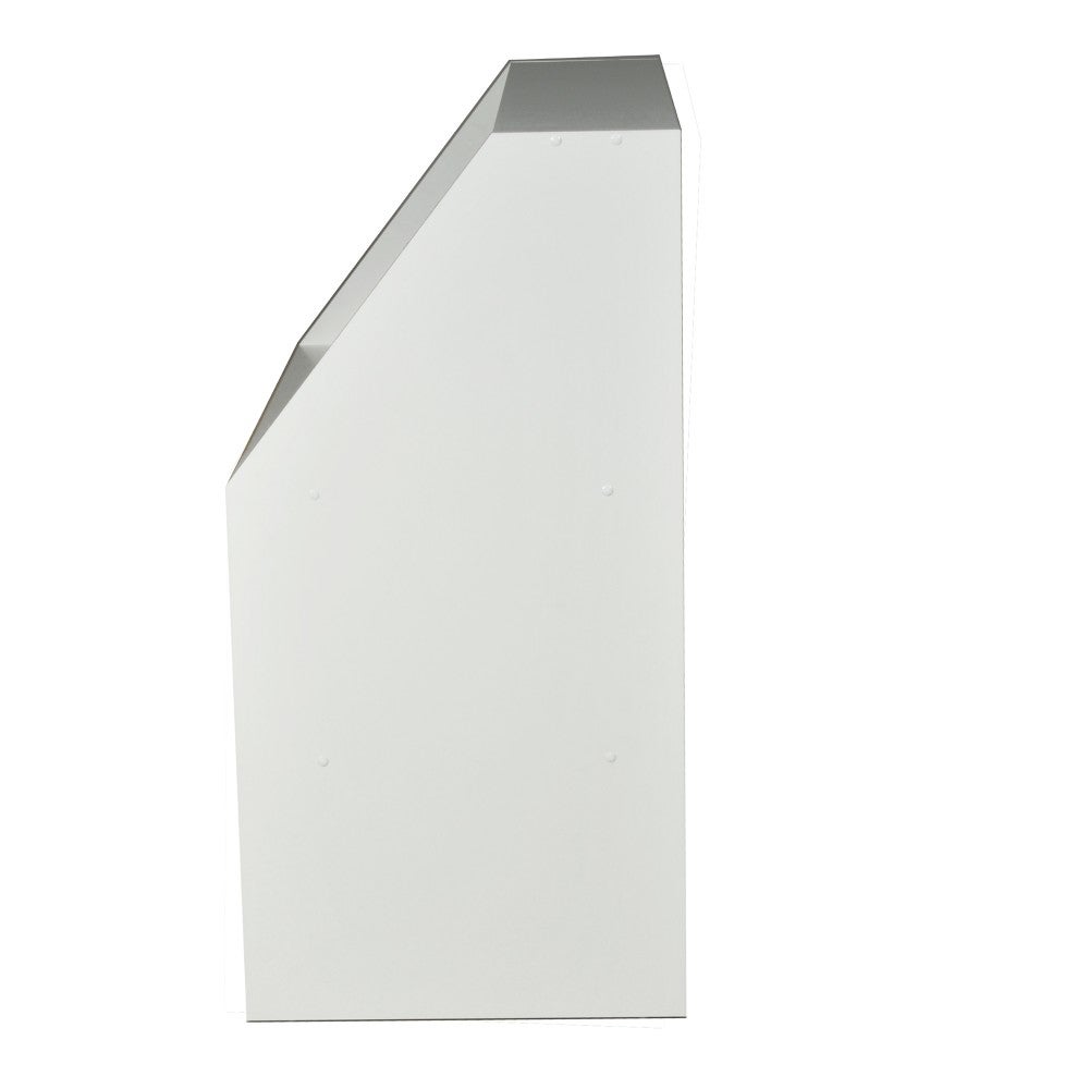 Meuble de rangement sous pente ALIX, H. 100 x L. 100 x P. 50 cm, Blanc - 8