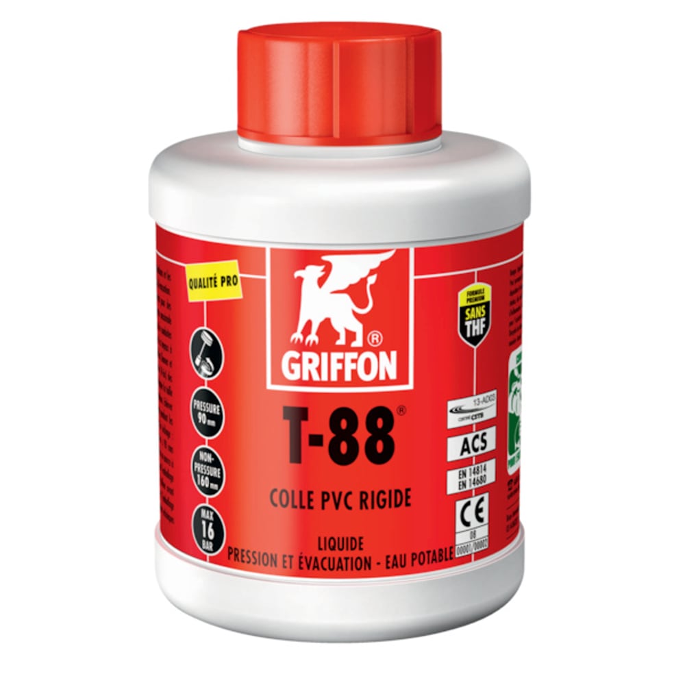 Colle liquide PVC rigide T-88 - Bidon 500ml - 4