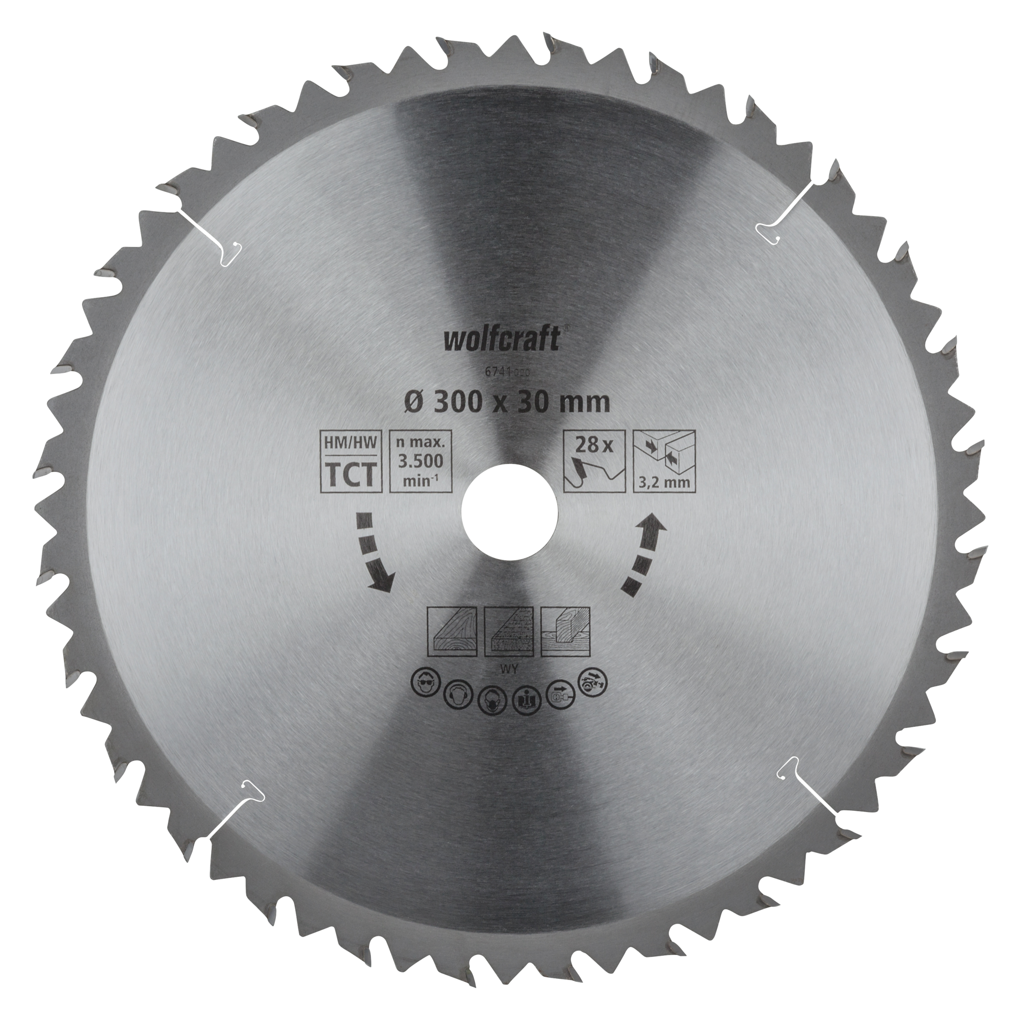 Wolfcraft Disco Para Sierras Circulares De Mesa Ct, Serie, 6741000 Marrón , Leroy Merlin