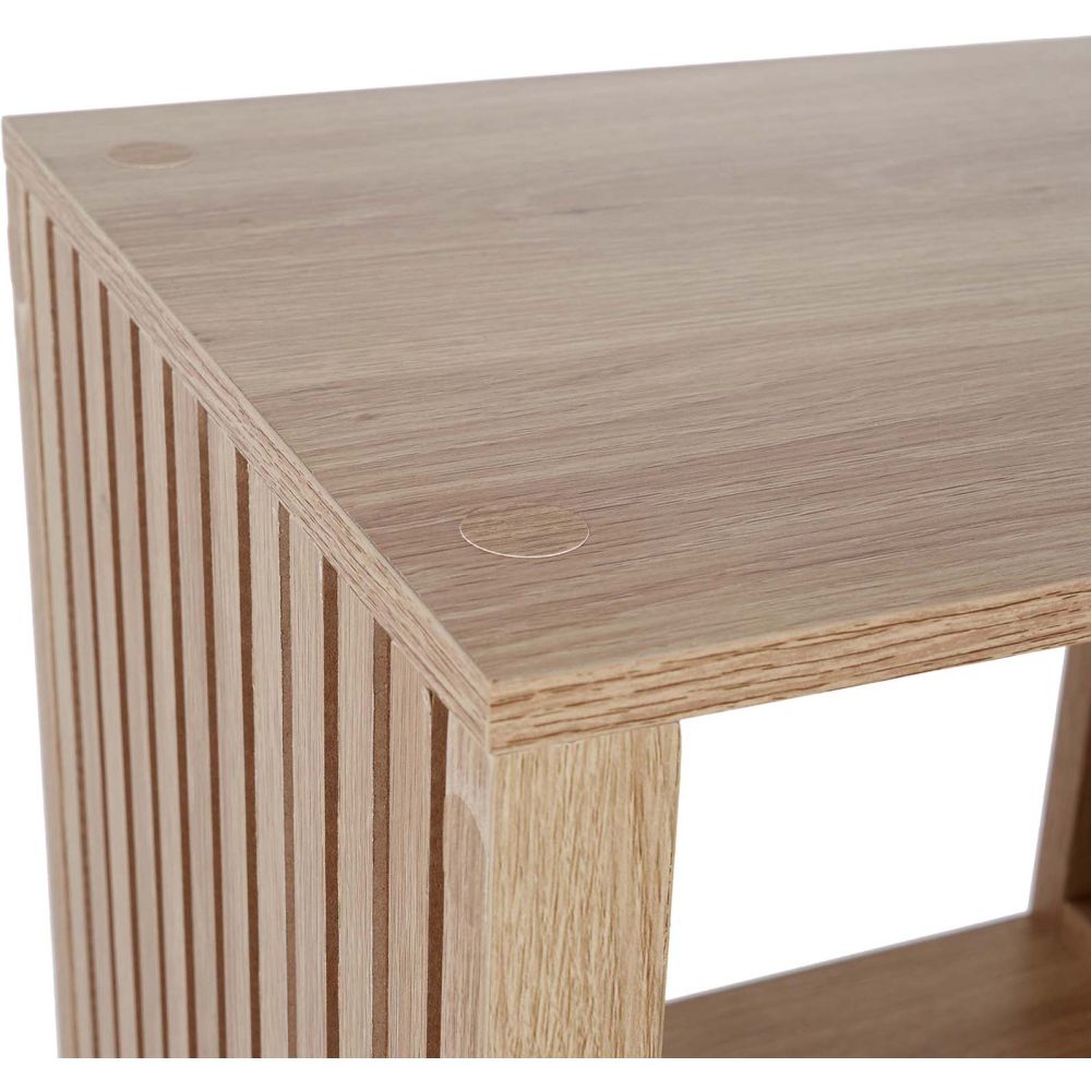 Bibliothèque pour Séjour en MDF Marron H. 99 x l. 38.5 x P. 32 cm - 7