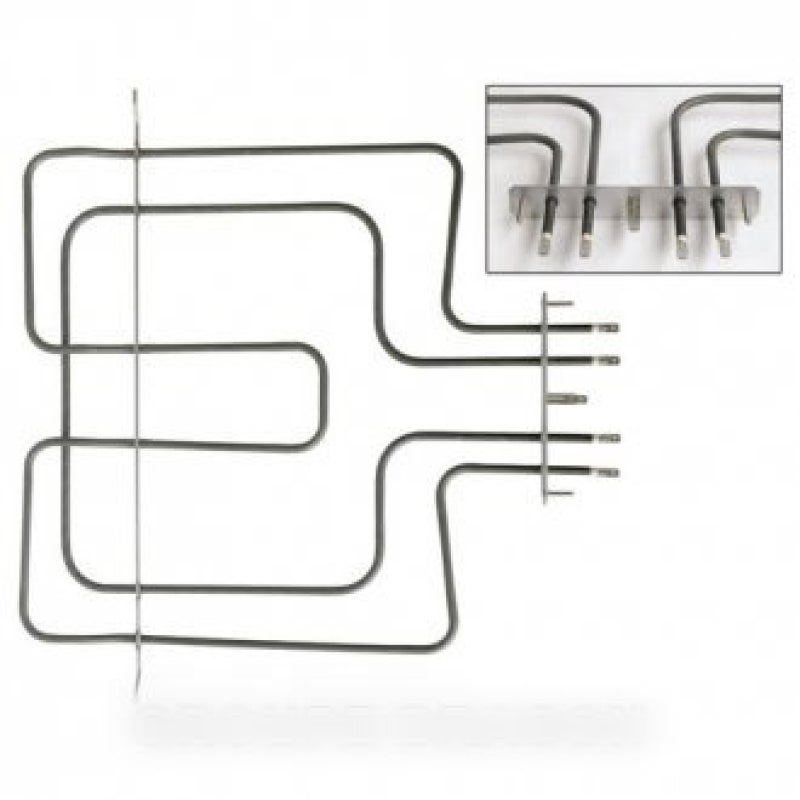 Resistenza Circolare Forno Ventilato 2000W Per Whirlpool, Ignis, Ariston 481225998405