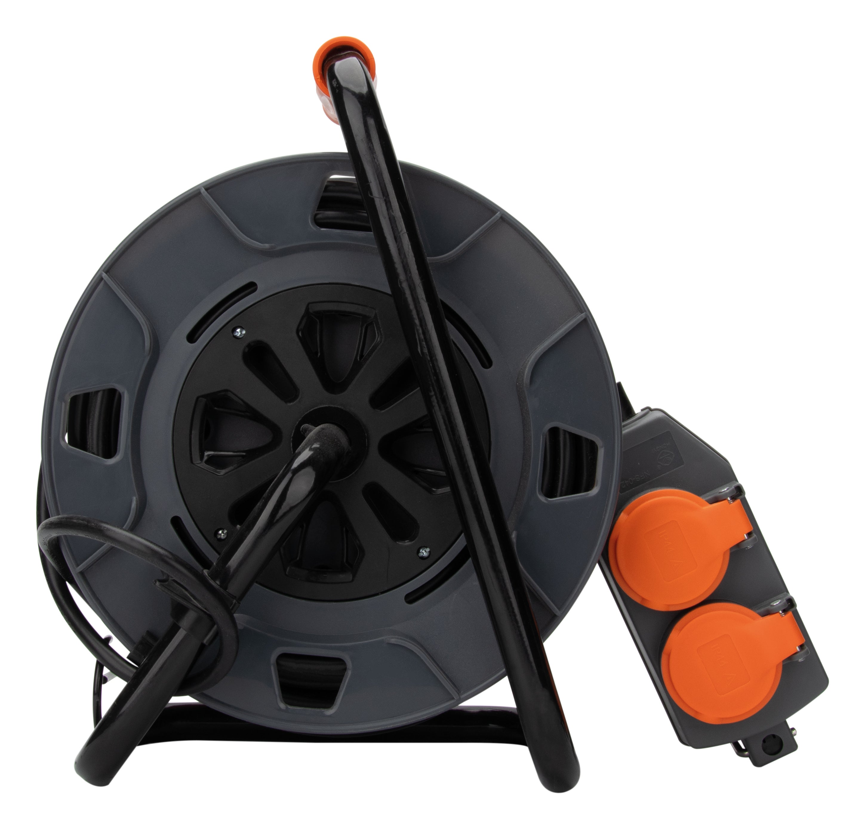 Enrouleur 4 prises déportées 30m - 2P+T 16A - Zenitech - 4