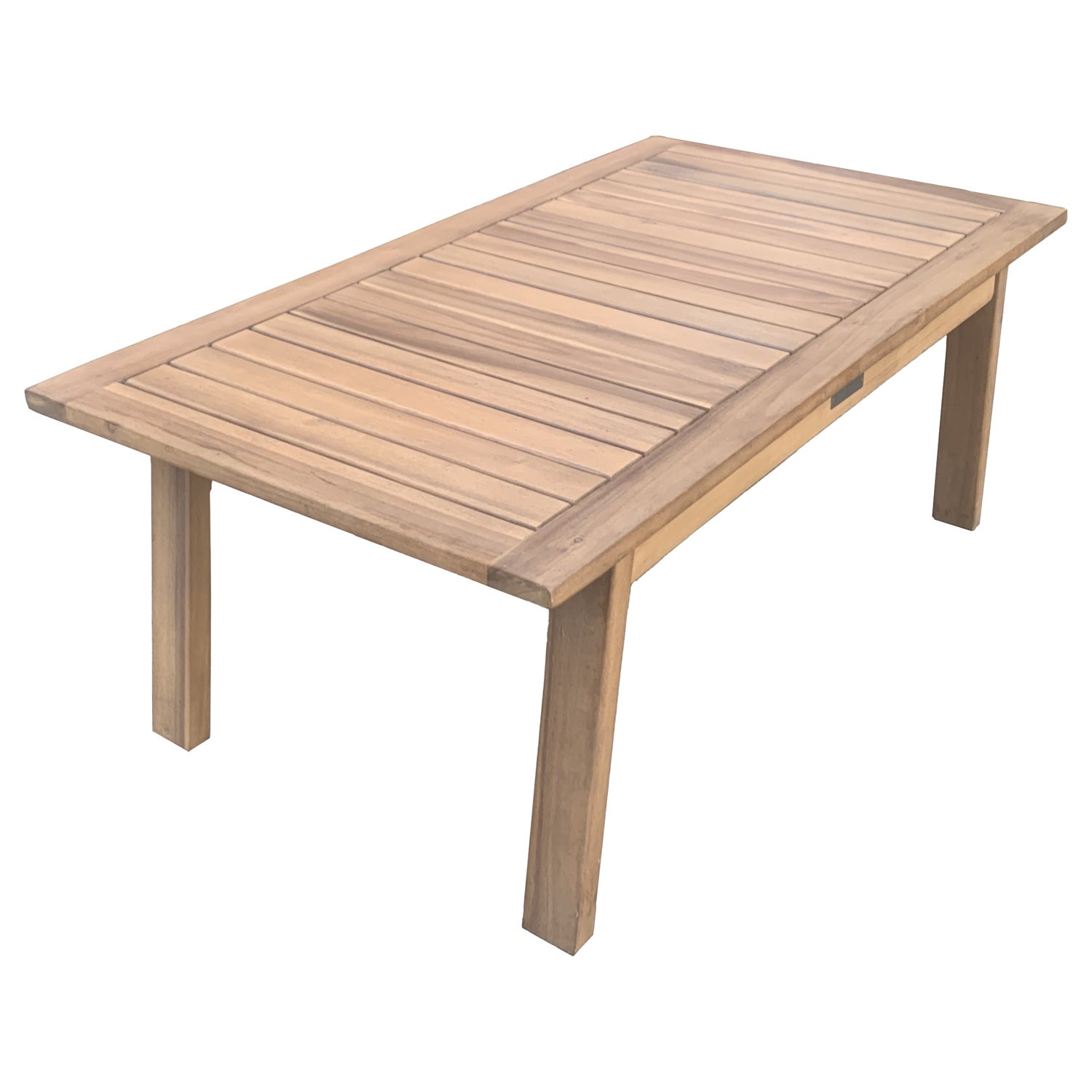 Akacjowy 4-osobowy zestaw mebli ogrodowych GILI - piaskowe poduszki - 5