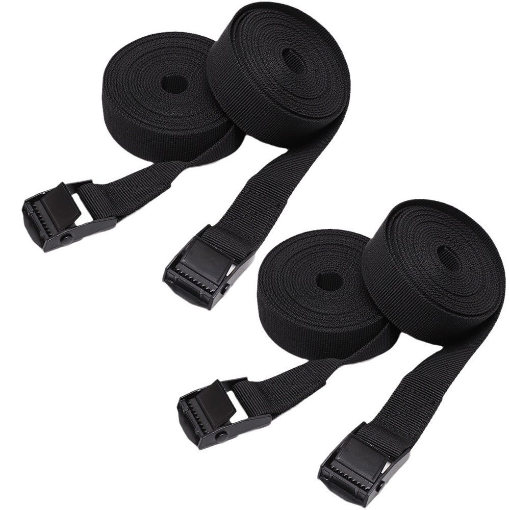 5 passanti doppi di ancoraggio, cinghie in nylon intrecciato 5 passanti doppi di ancoraggio, cinghie in nylon intrecciato