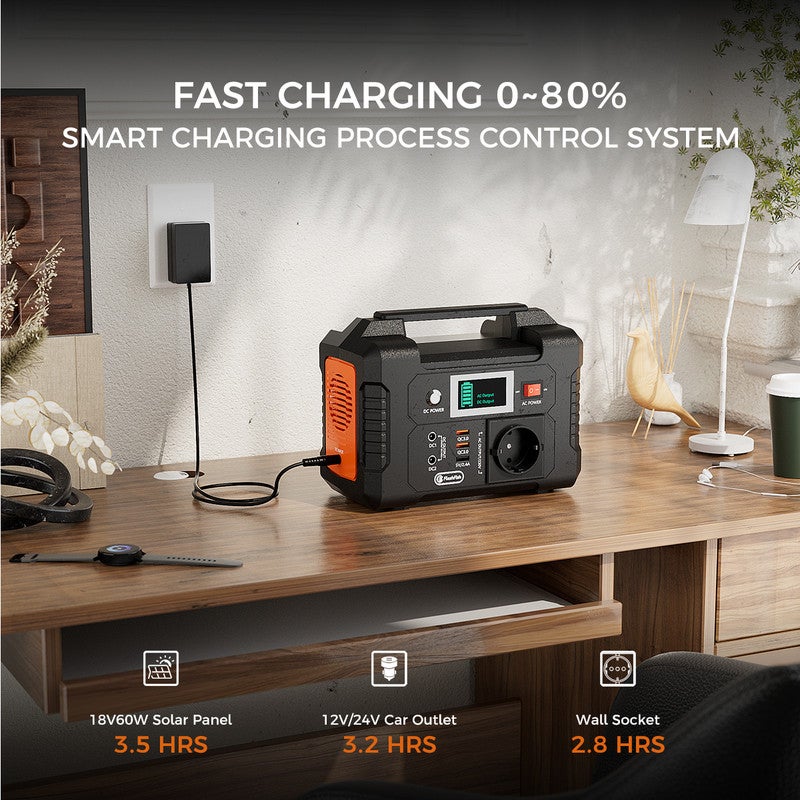 FLASHFISH E200 Station Électrique Portable 200W Batterie Externe Solaire 151Wh Générateur Camping 40800mAh - 3