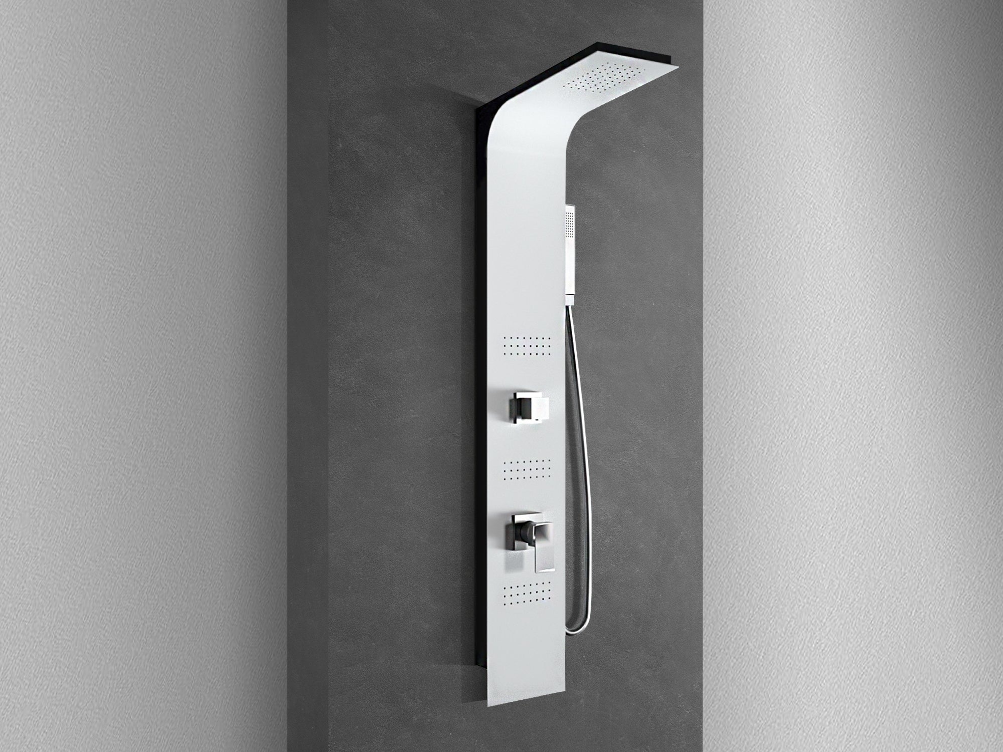NALA - Colonne de douche hydromassage en aluminium verni en poudre