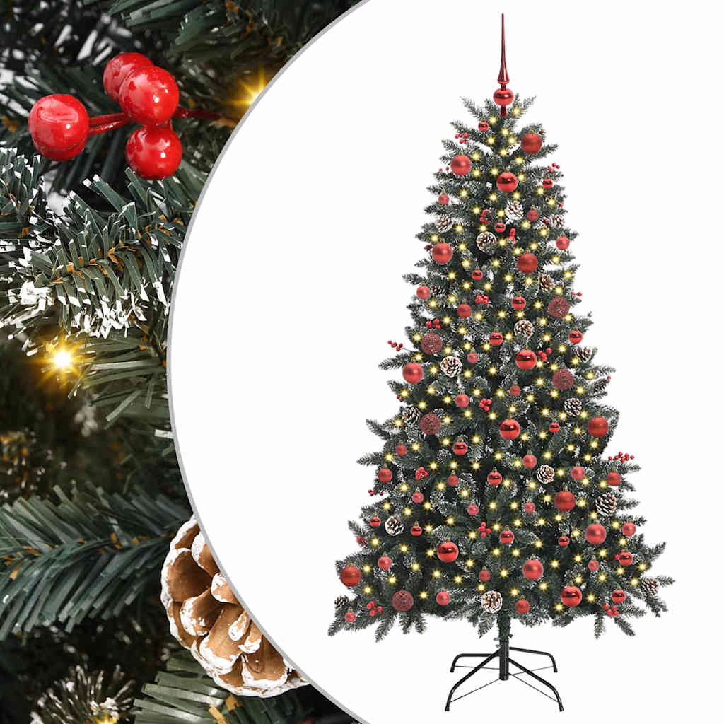 Sztuczna choinka Zielony 99 x 99 x 180 cm PVC, plastik i stal