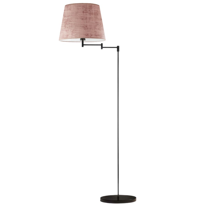 Lampa stojąca podłogowa przegubowa regulowana z abażurem stożek BLUES