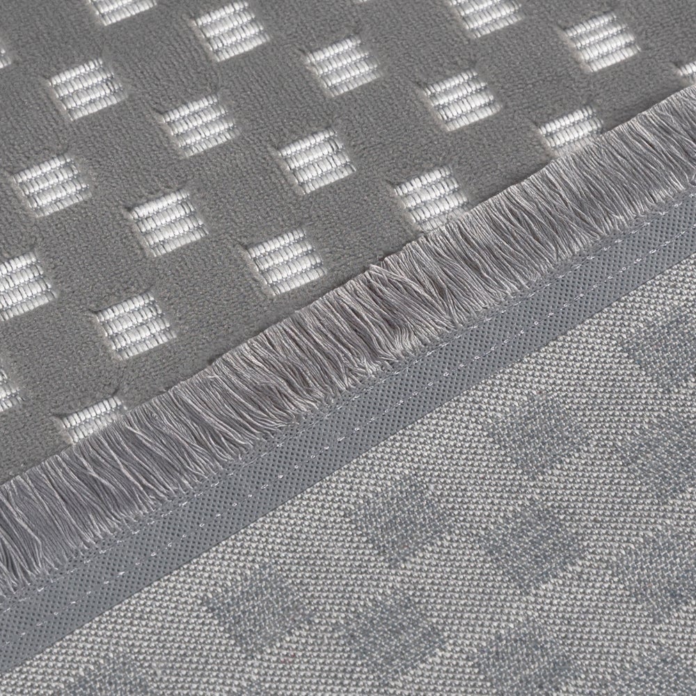 Alfombra moderna, geométrica Sora Brio Mazovia 80x150cm - grafito, para ...