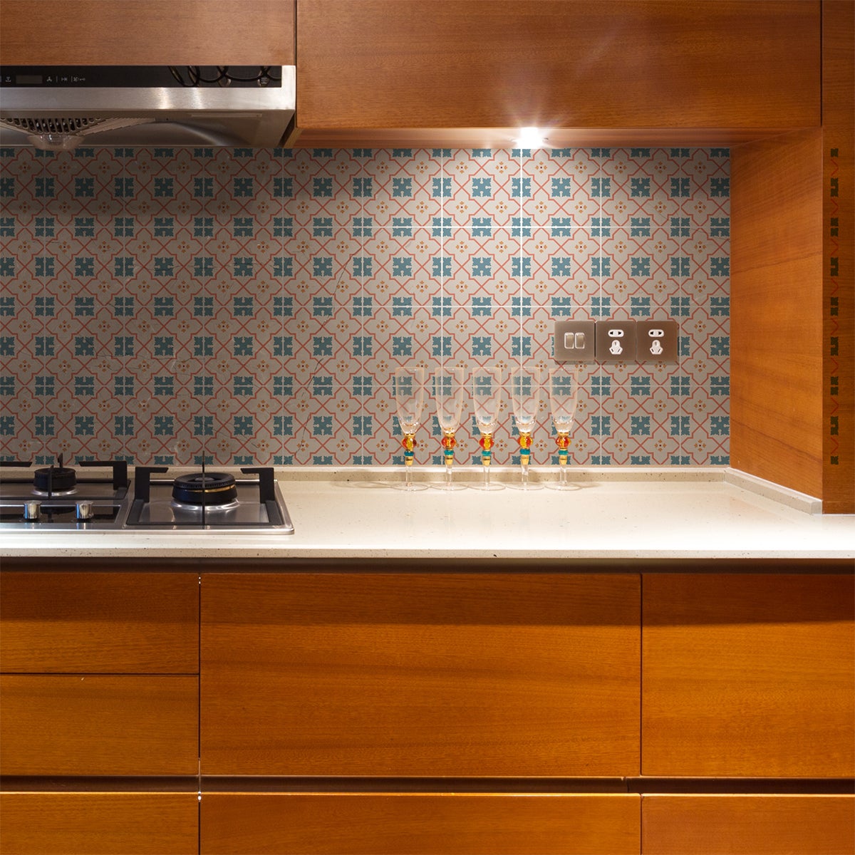 24 adesivi piastrelle di cemento azulejos Helio - Sticker adesivo - adesivi murali - 24stickers20x20cm - 3