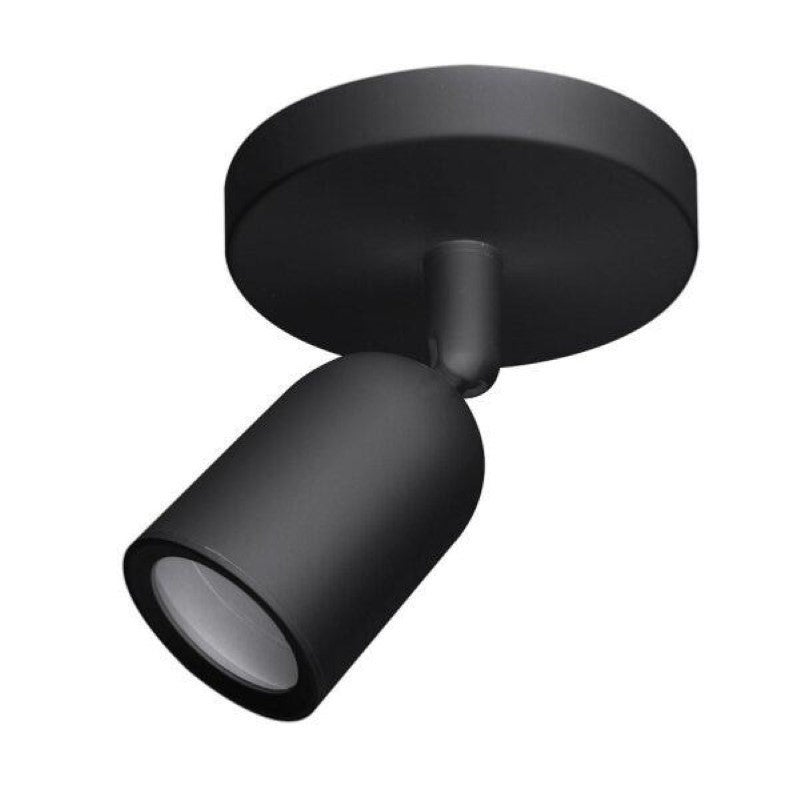 Foco LED orientable de superficie NEGRO para bombilla GU10 - SILAMP ...