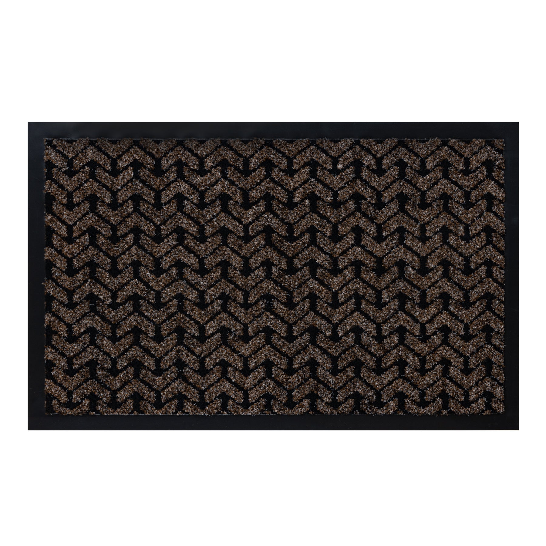 Wycieraczka antypoślizgowa DUNLOP 7764 brązowy - wewnętrzna, zewnętrzna na gumie 40x60 cm