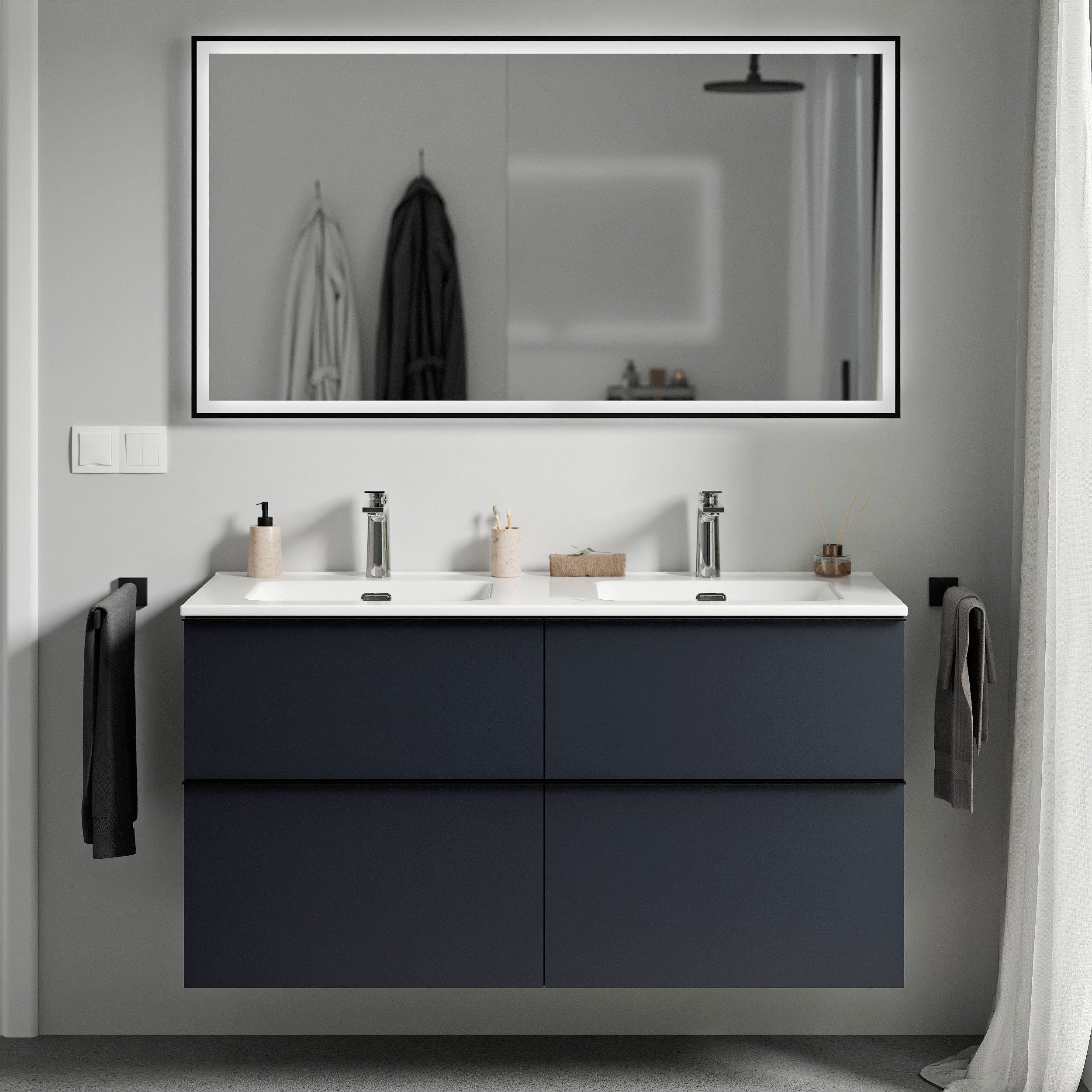 Rubinetto Lavabo Pfister Willa 2 Maniglie 3 Fori - Cromato Lucido 20,3 Cm - 3