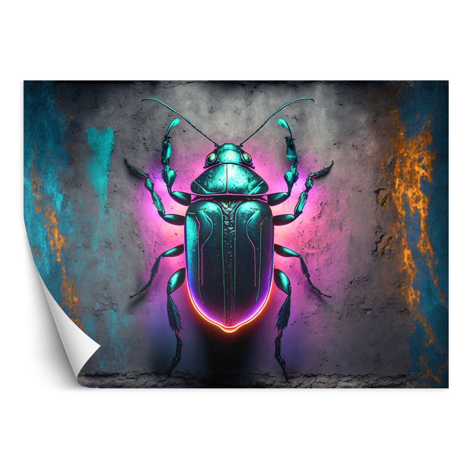 Fototapeta, Neonowe owady Zwierzęta 250x175