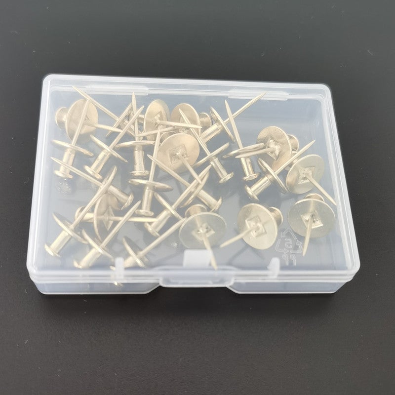 Lot De 600 Clous à Tête Plate Argentés 18mm - Tige 18mm X 0,7mm - Référence A125 - Neuf